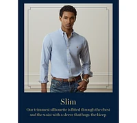 Polo Ralph Lauren Men's Slim-Fit Gingham Stretch Poplin Shirt