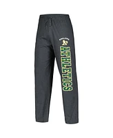 Concepts Sport Men's Charcoal/Green Oakland Athletics Meter T-Shirt Pants Sleep Set