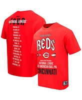 Pro Standard Men's Red Cincinnati Reds Oversized City Tour T-Shirt