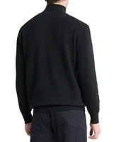 Calvin Klein Men's Classic-Fit Quarter-Zip Supima Cotton Sweater