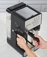 Hamilton Beach Slide & Lock Espresso Maker with Automatic Milk Reservoir - 40750
