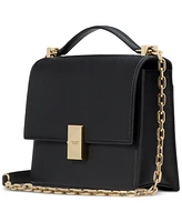 kate spade new york Deco Pebbled Leather Chain Shoulder Bag