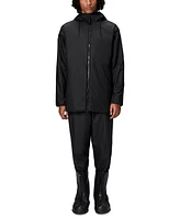 Rains Men's Lohja Long-Line Insulated Hooded Jacket