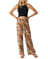 O'Neill Juniors' Jonie Woven Pull-On Wide-Leg Pants