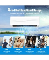 Vebreda 24000 Btu 18.5 SEER2 208-230V Ductless Mini Split Air Conditioner and Heater