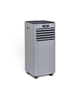 Sugift 10000 Btu 4-in-1 Portable Air Conditioner with Dehumidifier and Fan Mode-Gray