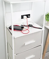 Honey Can Do 4-Drawer Charging Cart