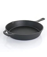 MegaChef Pre-Seasoned Cast Iron 5-Piece Kitchen Cookware Set, Pots and Pans