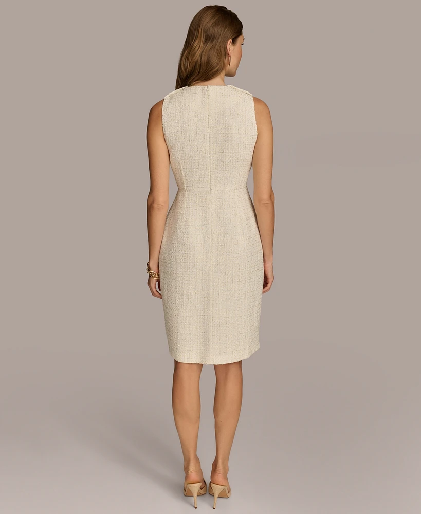 Donna Karan New York Women's Tweed Sheath Dress