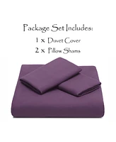 Chanasya Premium Solid Duvet Cover Set