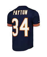 Mitchell & Ness Men's Walter Payton Navy Chicago Bears Retired Player Name Number Mesh Top