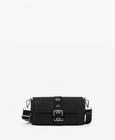 Mango Women's Buckle Detail Shoulder Bag