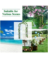 Skonyon 7.2 Feet Garden Decoration Climbing Plants Arch