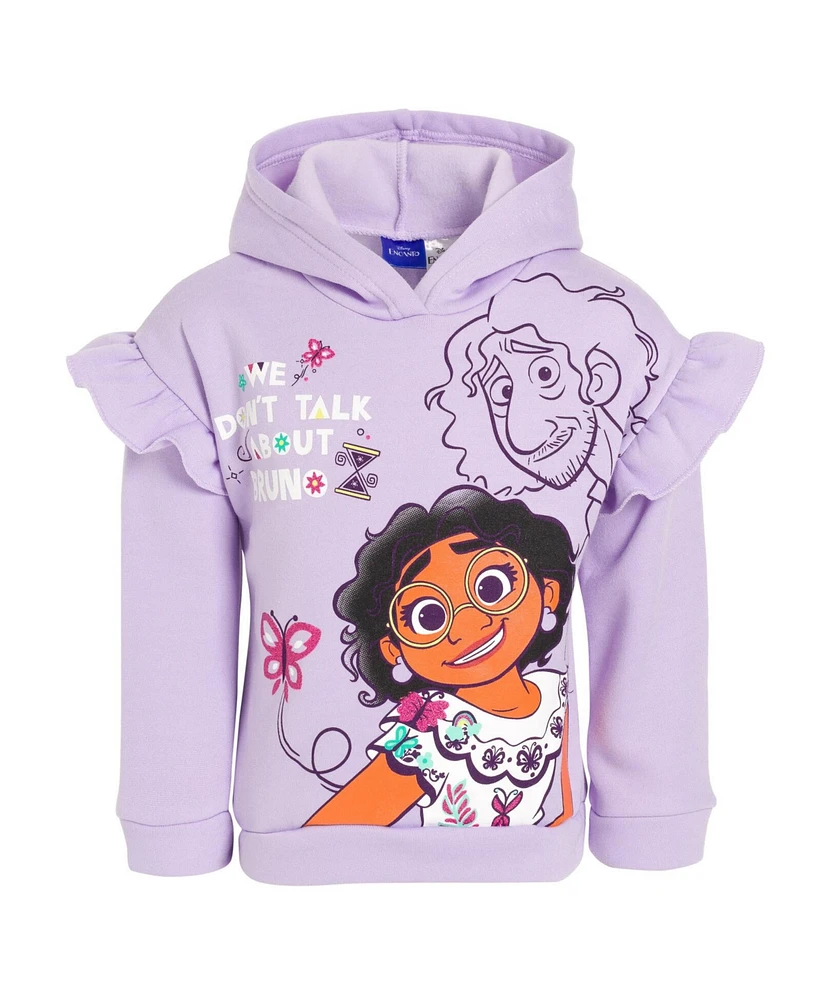 Disney Toddler Girls Encanto Mirabel Fleece Pullover Hoodie to