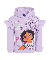 Disney Toddler Girls Encanto Mirabel Fleece Pullover Hoodie to