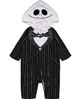 Disney Toddler Boys Nightmare Before Christmas Jack Skellington Zip Up Coverall Newborn to