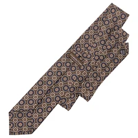 La Vigna - Printed Wool & Silk Tie for Men