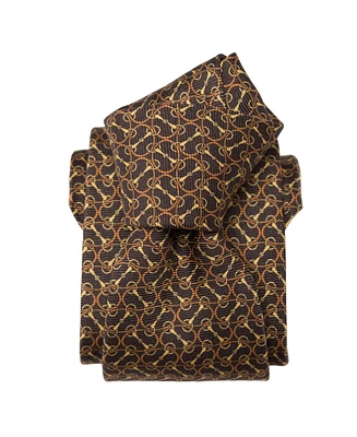 Elizabetta Big & Tall Palio - Printed Silk Tie for Men