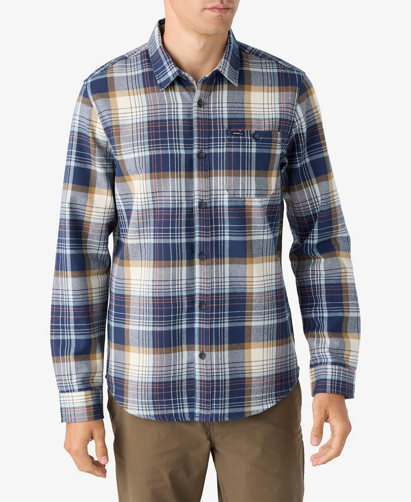 O'Neill Men's Winslow Plaid Flannel Button Shirt