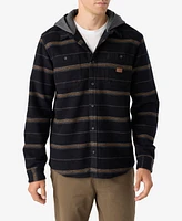 O'Neill Landmarked Stripe Hooded Flann Button Shirt