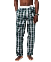 Lacoste Men's Cotton Plaid Pajama Pants