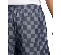 Nike Men's Club Flow Checker Logo Shorts