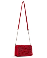 Betsey Johnson Cut Out Sparkler Crossbody Bag