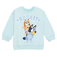 Bluey Girls Fleece Sweatshirt and Pleated Skirt to (2T - 10-12)