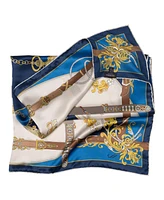 Moment Time - Hand Rolled Silk Foulard for Women