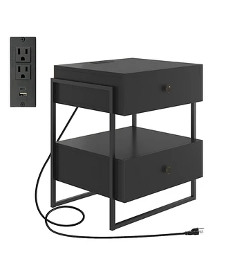 Boyd Sleep Pesaro Nightstand with Usb and Plug