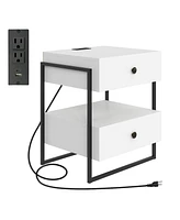 Boyd Sleep Pesaro Nightstand with Usb and Plug in