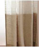 Ihi Home Retro Linen Sheer Curtain Panel