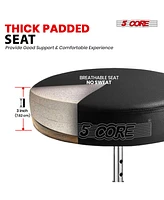 5 Core Drum Throne Padded Adjustable Guitar Stool Drummer Seat for Adults & Kids