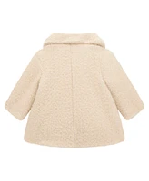 Guess Baby Girl Lurex Sherpa Padded Coat