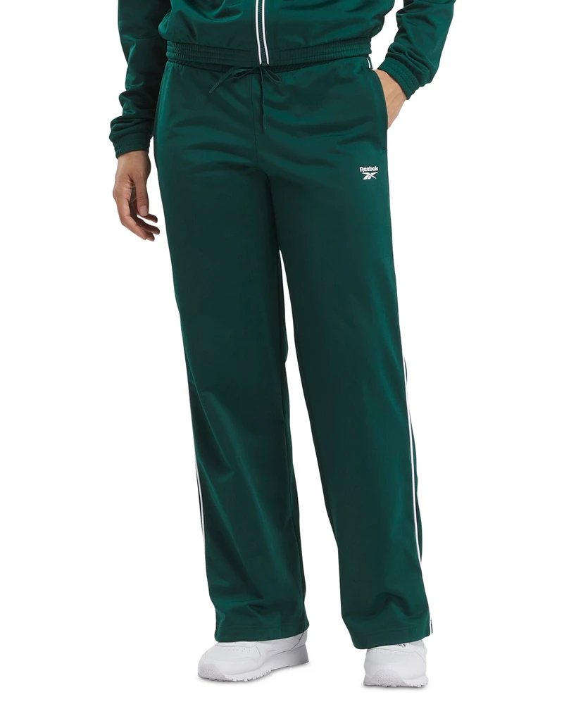 Reebok Women's Identity Straight-Leg Tricot Track Pants