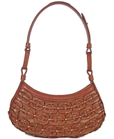 Sam Edelman Bay Crescent Chainlink Leather Small Shoulder Bag