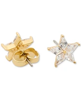 Kate Spade New York Cosmos Gold-Tone Cubic Zirconia Star Stud Earrings