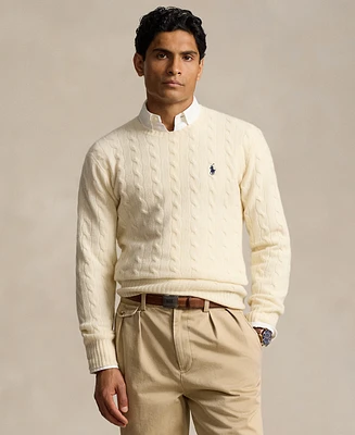 Polo Ralph Lauren Men's Wool-Cashmere Cable-Knit Sweater