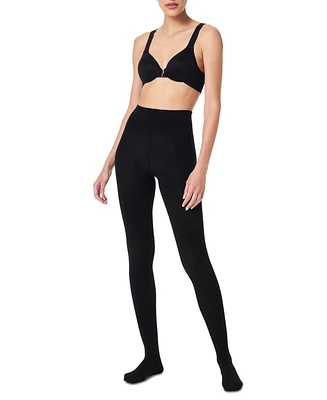 Spanx Women's Rib-Knit Shorty Shaping Tights 10474R
