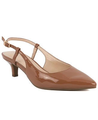 Jones New York Women's Charla Kitten Heel Slingback Pumps