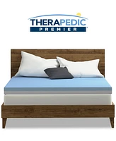 Therapedic Premier 4" Reversible Gel Memory Foam Mattress Topper, Queen, Exclusively at Macy's