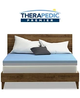 Therapedic Premier 4" Reversible Gel Memory Foam Mattress Topper, King, Exclusively at Macy's