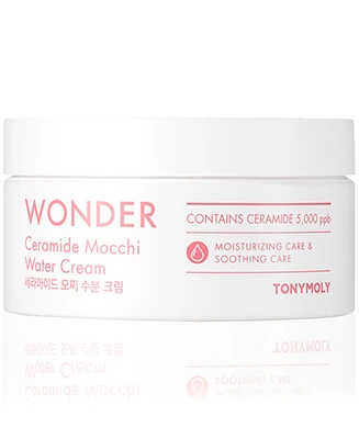 Tonymoly Wonder Ceramide Mochi Water Cream, 10.14 oz.