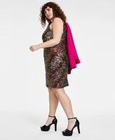 Bar Iii Trendy Plus Sequined Mini Dress, Created for Macy's