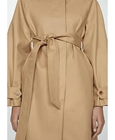 Mango Women's Belted Cotton Trench Coat