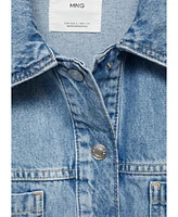 Mango Women's Pocketed Denim Jacket