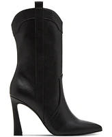 Madden Girl River Flare Heel Western Dress Booties