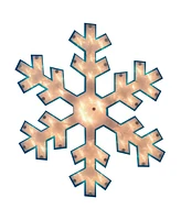 Northlight 16.75" Lighted Snowflake Christmas Window Silhouette Decoration