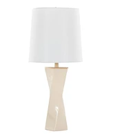 LumiSource 27" Ceramic Grandview Gallery Curvo Square Table Lamp