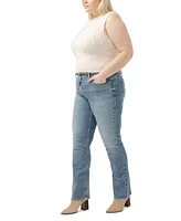 Silver Jeans Co. Plus Elyse Mid-Rise Comfort-Fit Slim Bootcut